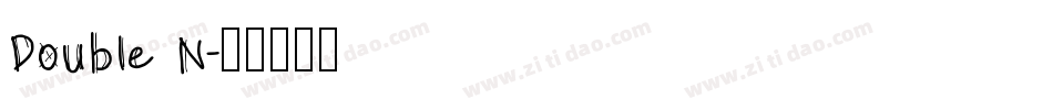 Double N字体转换